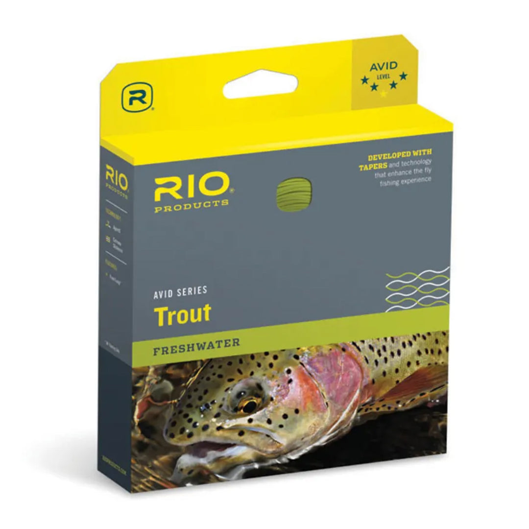 RIO Avid Trout Fly Line WF-7-F Pale Yellow