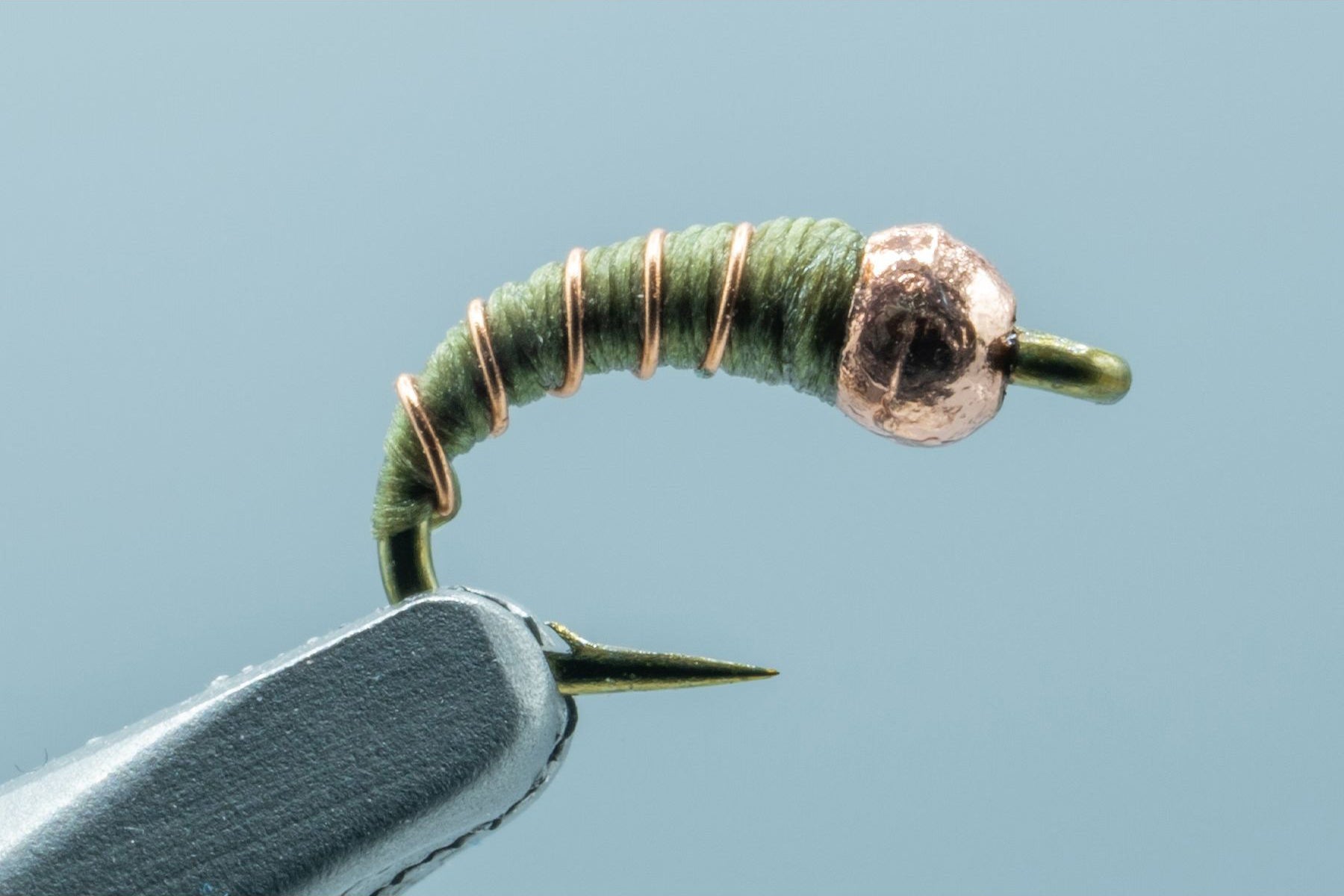 6 Ninfe Zebra Midge Radice Birra Tungsteno Per Pesca A Mosca - Guide Flies Premium - Foto 1