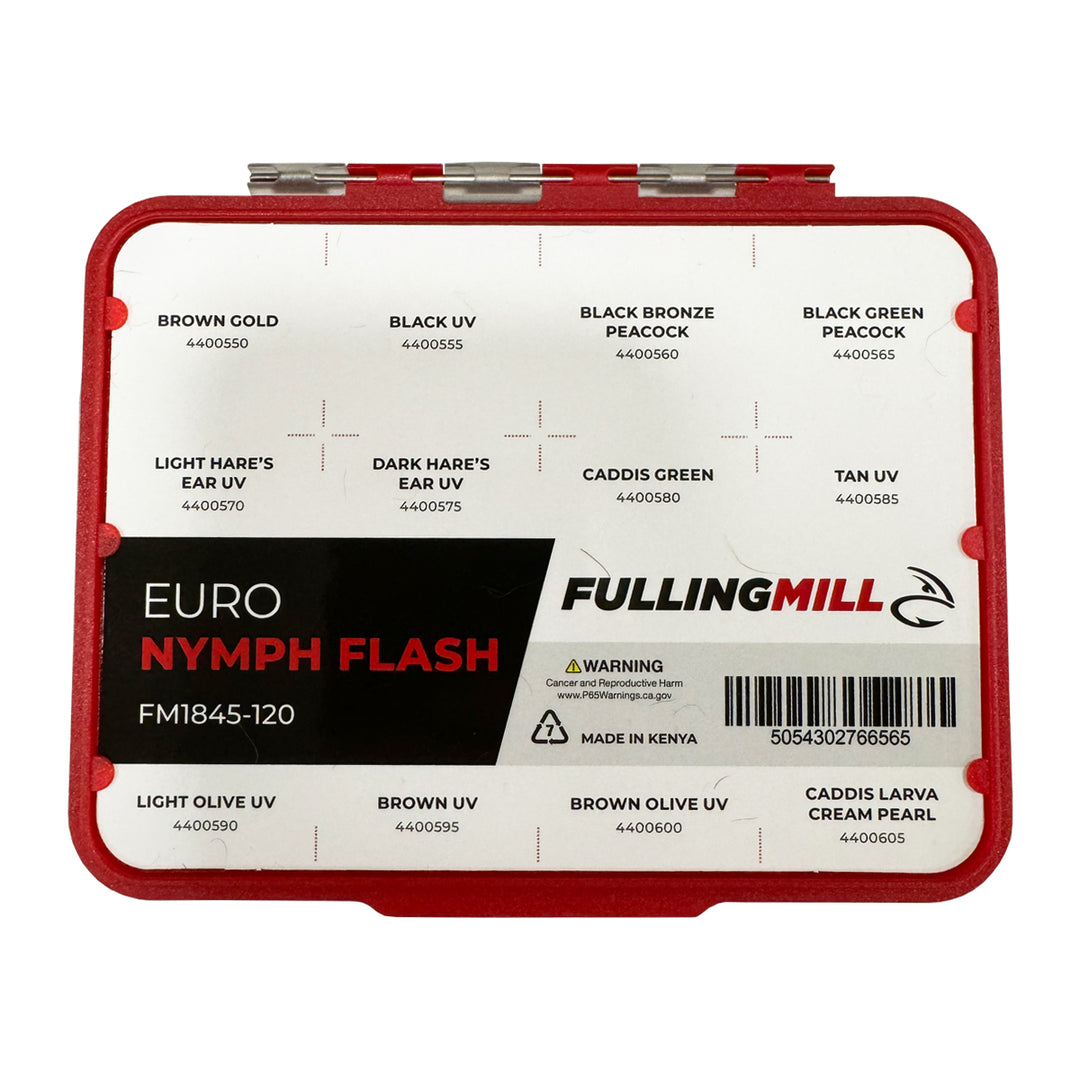 Fulling Mill Euro Nymph Flash Dubbing Selection