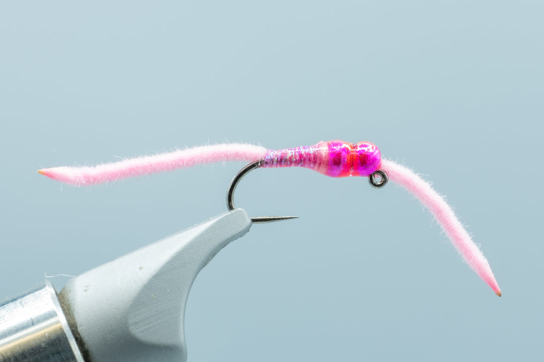 Depth Charge Jig Worm Hot Pink #14