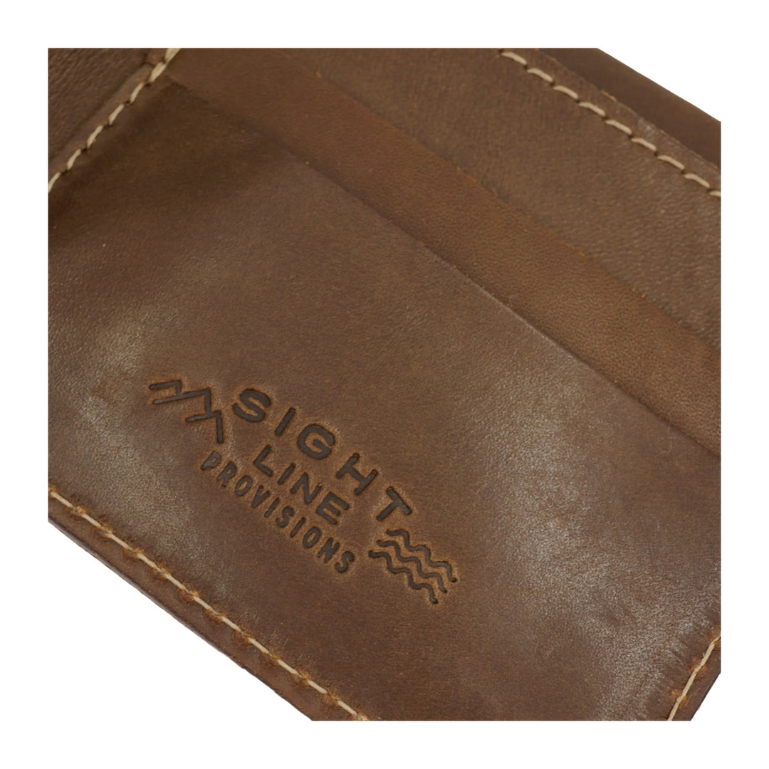 Sight Line Provisions Permit & Textile Wallet Brown