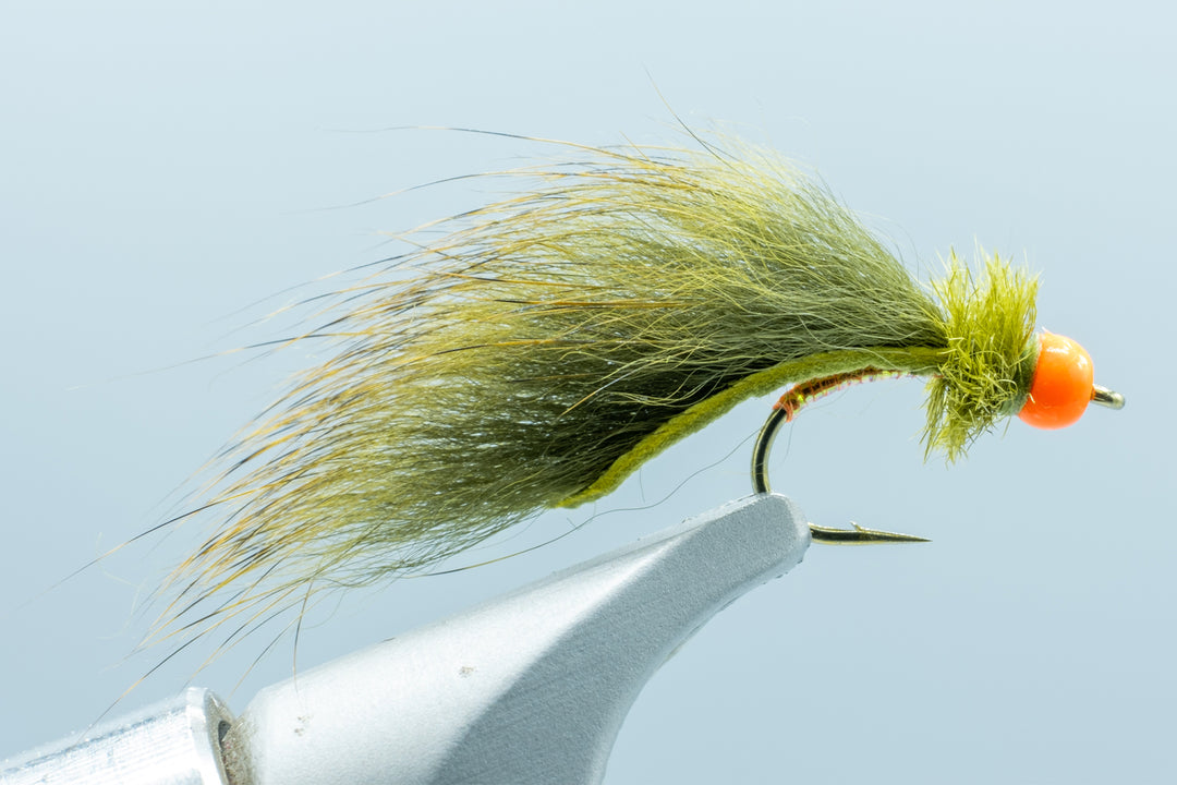 Mayer's Hot Head Mini Leech Olive #14