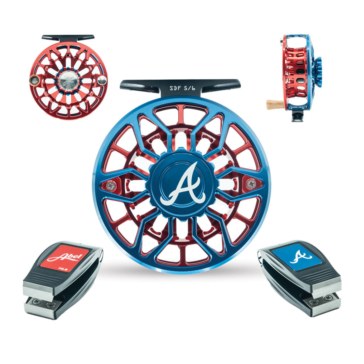 Abel SDF Reel 5/6 Ported MLB Atlanta Braves w/ Nipper – Madison River Fishing Company
