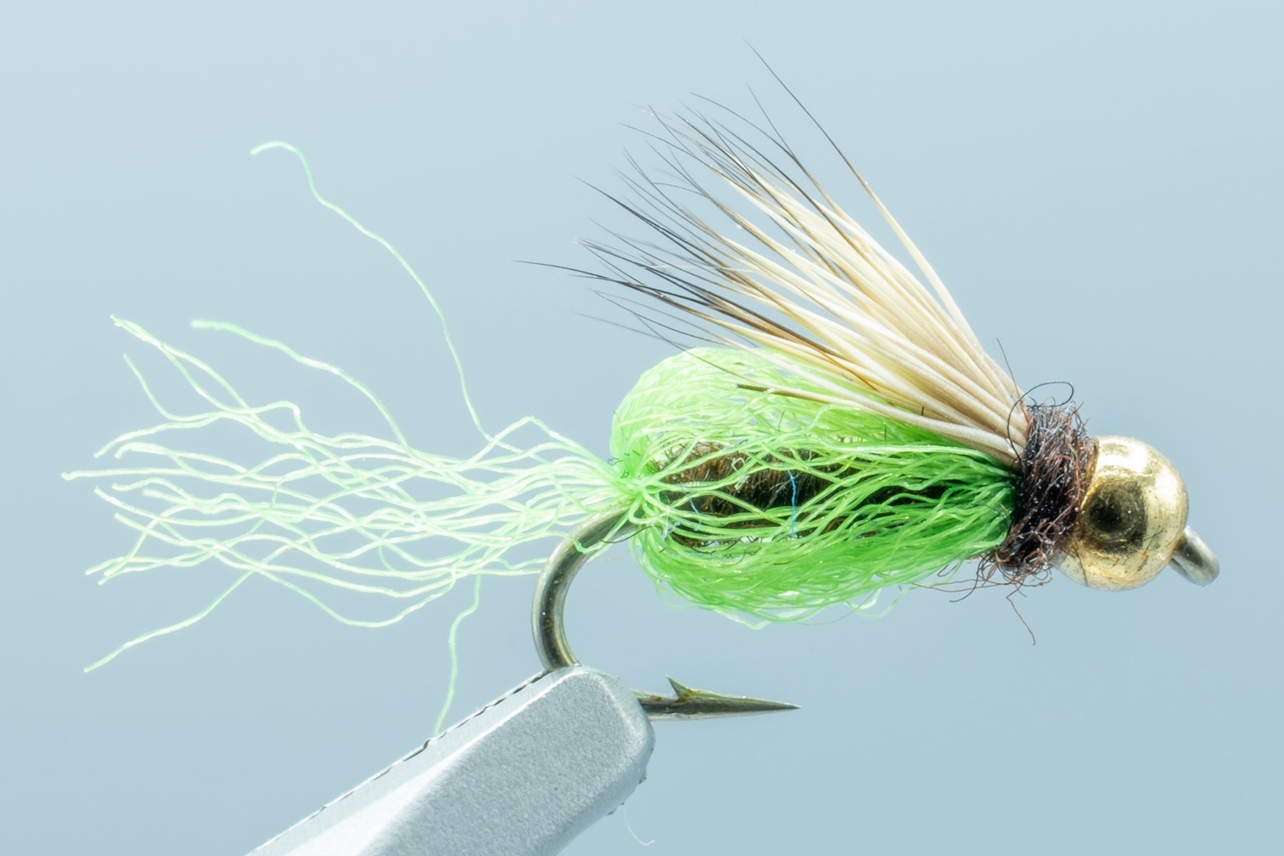 Caddis Sparkle Pupa Bead BRT GRN 16 Madison River Fishing Company