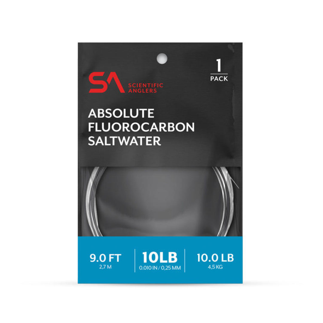 Scientific Anglers Absolute Fluorocarbon Saltwater Leader 9' Single