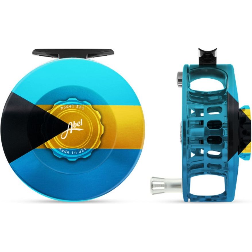 abel super 8 fly reel Abel Super Series Reel 7/8 Bahamian Flag/Platinum Handle – Madison River  Fishing Company