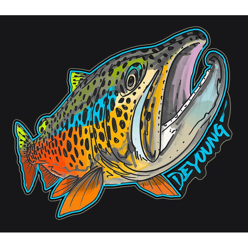 DeYoung Brown Rising Color Sticker