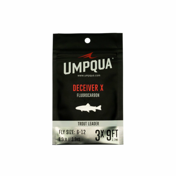 Umpqua Deceiver x Fluorocarbon 9' Leader 4X