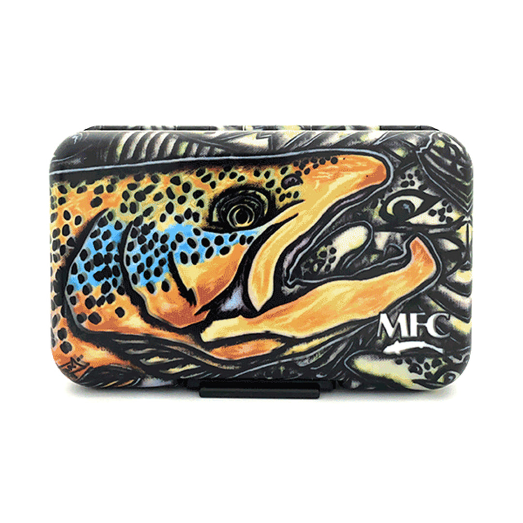 MFC Fly Box - Poly (Optional Leaf) Estrada's Brown Trout