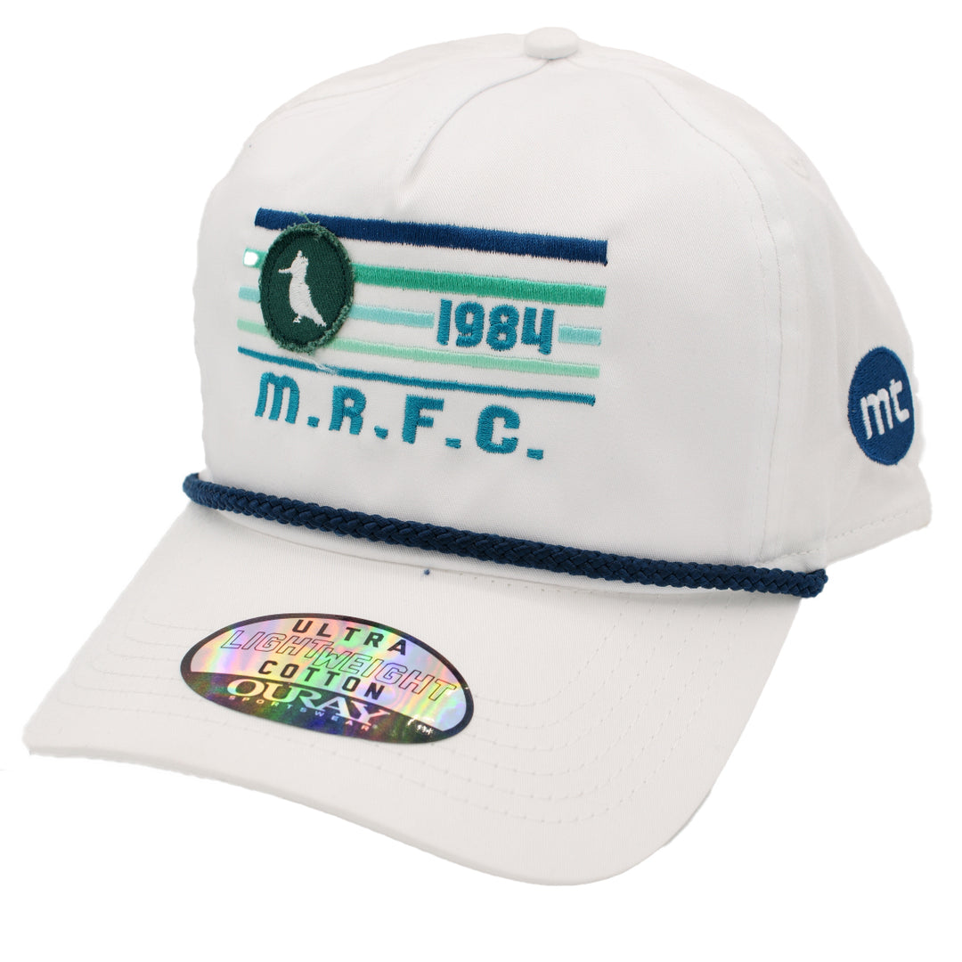 MRFC Logo Dope Rope Hat Vista Flare White Navy