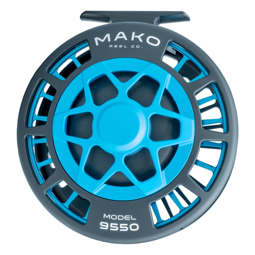 Mako 9550-1012 Inshore Fly Reel Matte Turquoise Left Hand