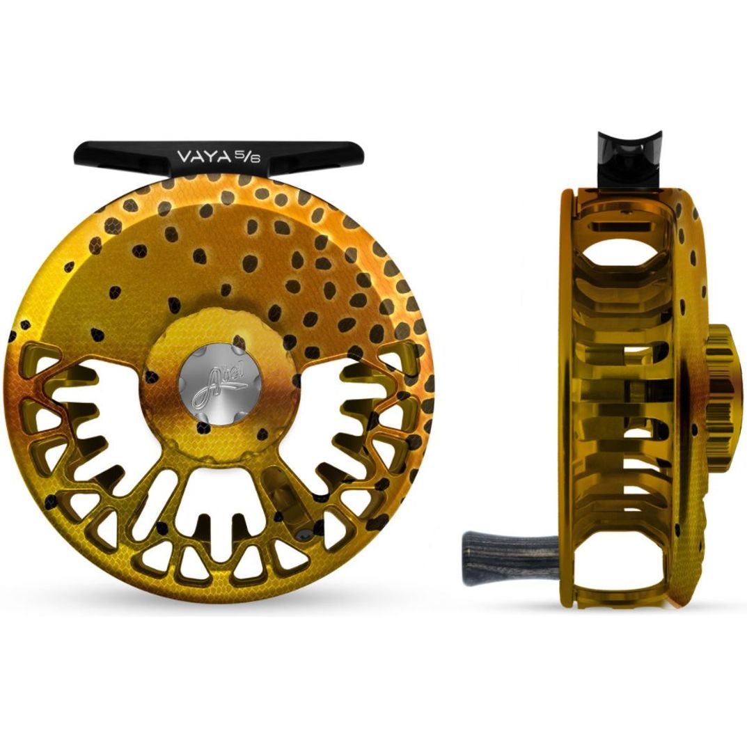 able vaya fly reel Abel Vaya Reel 5/6 Native Cutthroat with Ebony Handle
