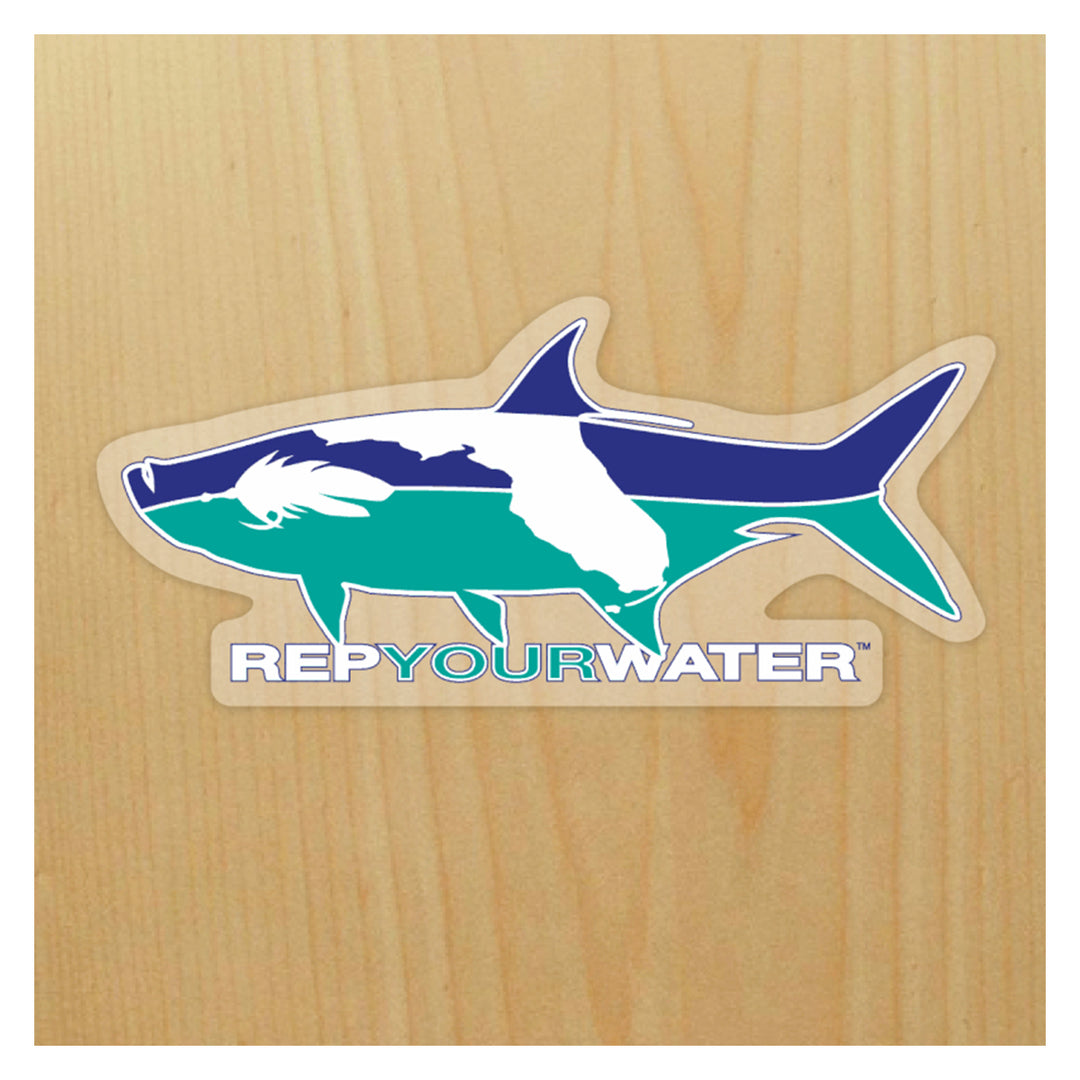 Rep Your Water Florida Tarpon Sticker