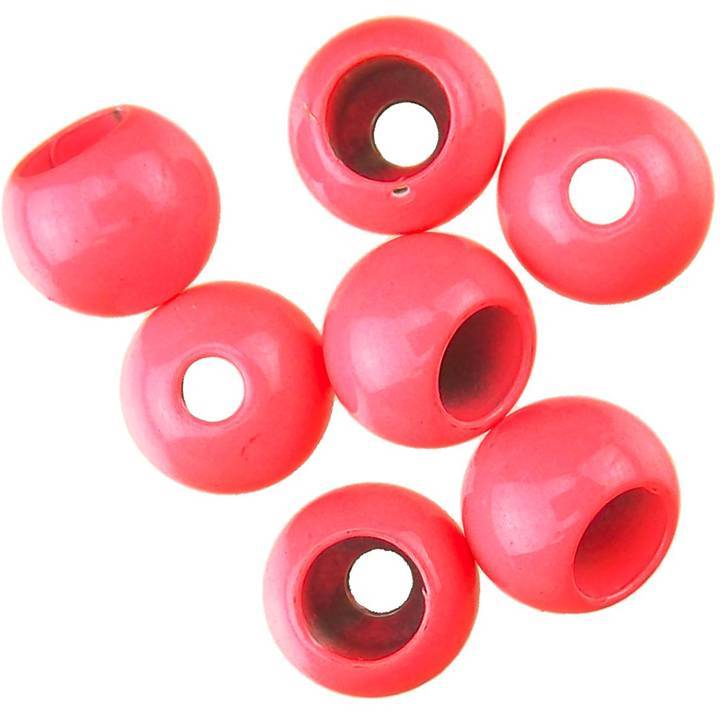 Painted Cyclops Beads - Fl. Pink