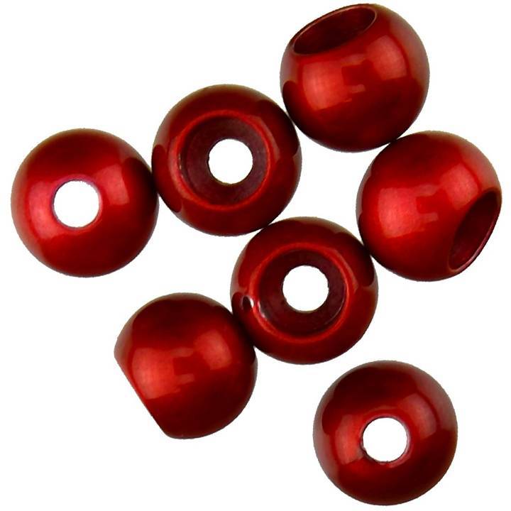 Painted Cyclops Beads - Red
