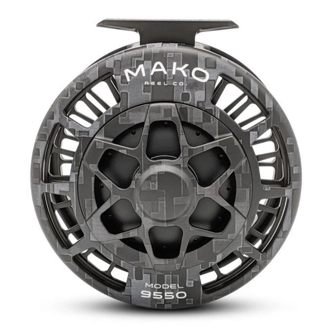 camouflage fishing reels Mako 9550-1012 Inshore Fly Reel Matte Digi Camo Gray Right Hand – Madison River Fishing Company