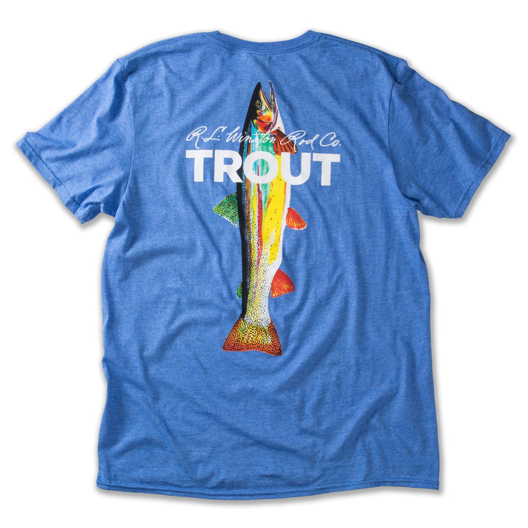 R.L. Winston Trout Tech T-Shirt Royal Blue