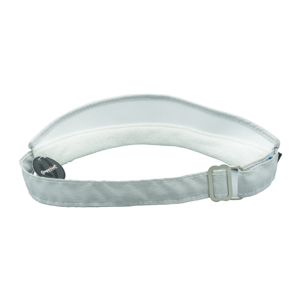 MTS Tour Visor Gray Pin Stripe