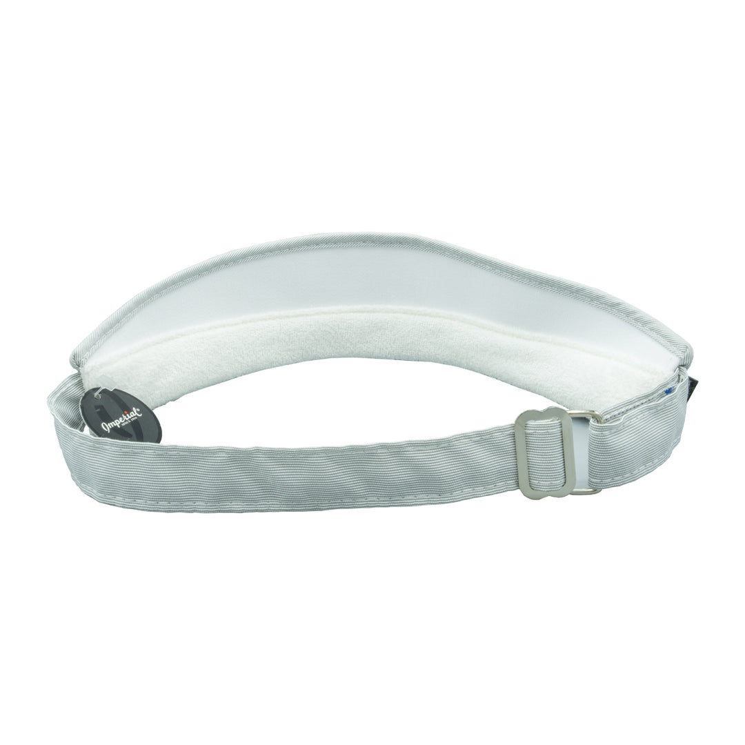 MTS Tour Visor Gray Pin Stripe - Madison River Fishing Company