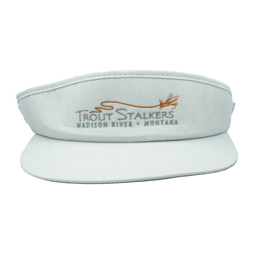 MTS Tour Visor Gray Pin Stripe - Madison River Fishing Company