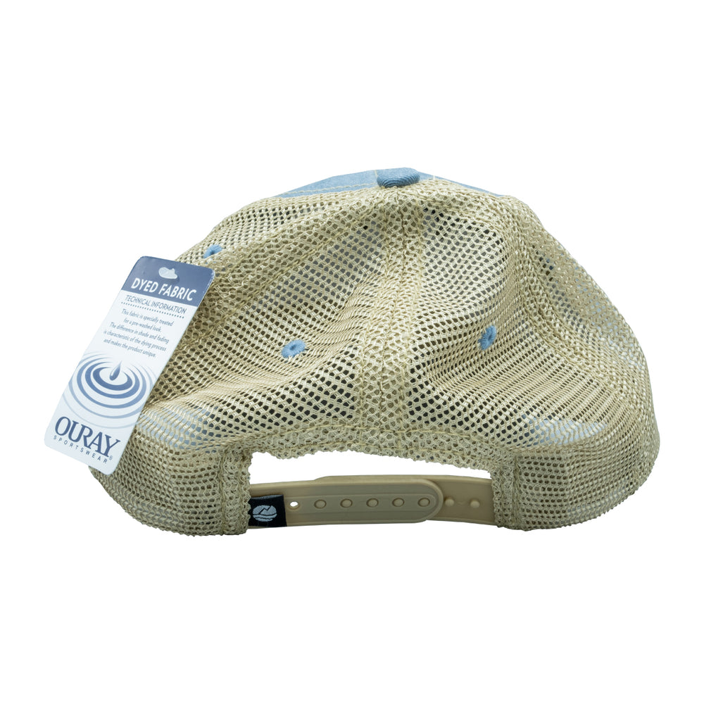 MTS Logo Legend Trucker Cap Steel/Khaki