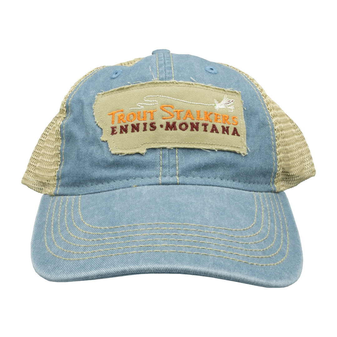 MTS Logo Legend Trucker Cap Steel/Khaki