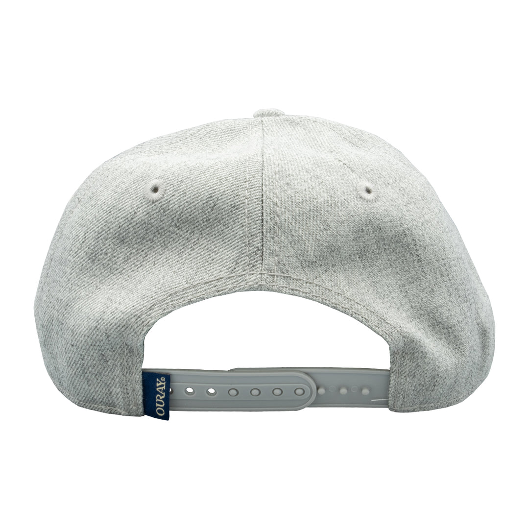 MTS Logo Mile High 5280 Grey Heather/Electric Blue - Madison River Fishing Company