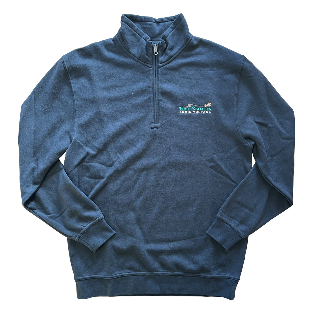 MTS Logo Sundowner 1/4 Zip Black Small Black