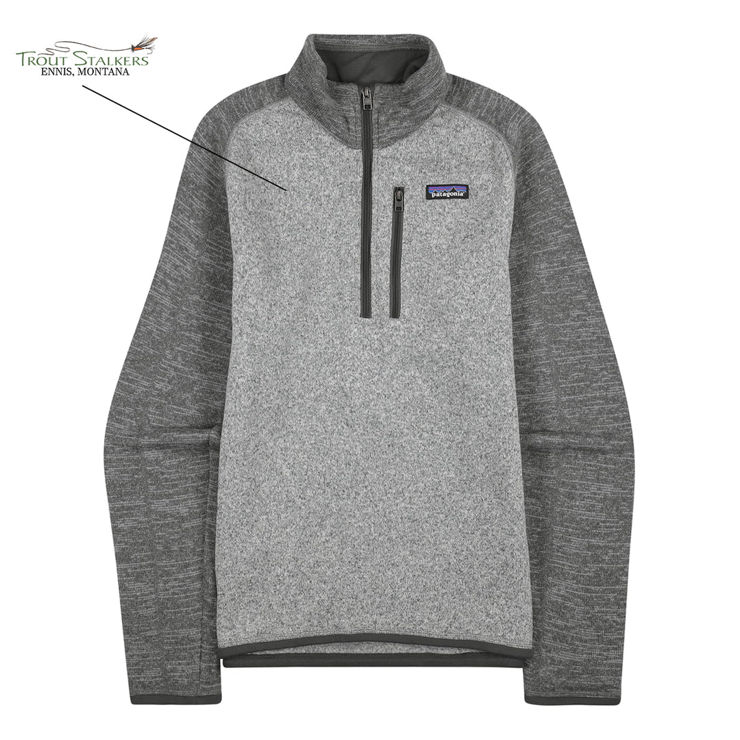 Patagonia MTS Logo Better Sweater 1/4 Zip Nickel w/Forge Grey 3X-Large