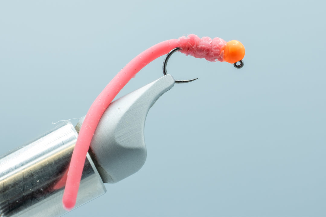 Hot Head Jig Squirmy Red BL #14 - Madison River Fishing Company