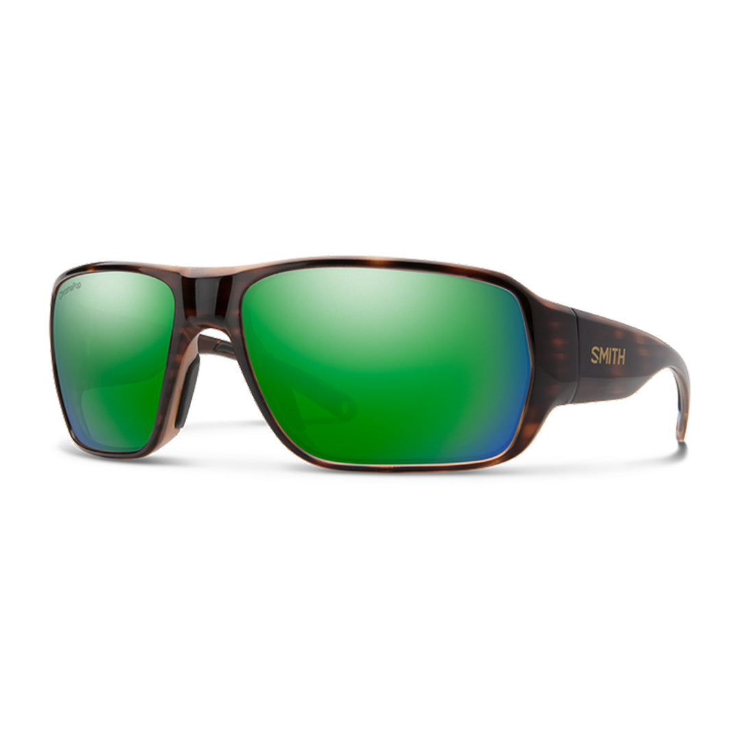 Smith Castaway Sunglasses Tortoise ChromaPop Glass Polarized Green Mirror