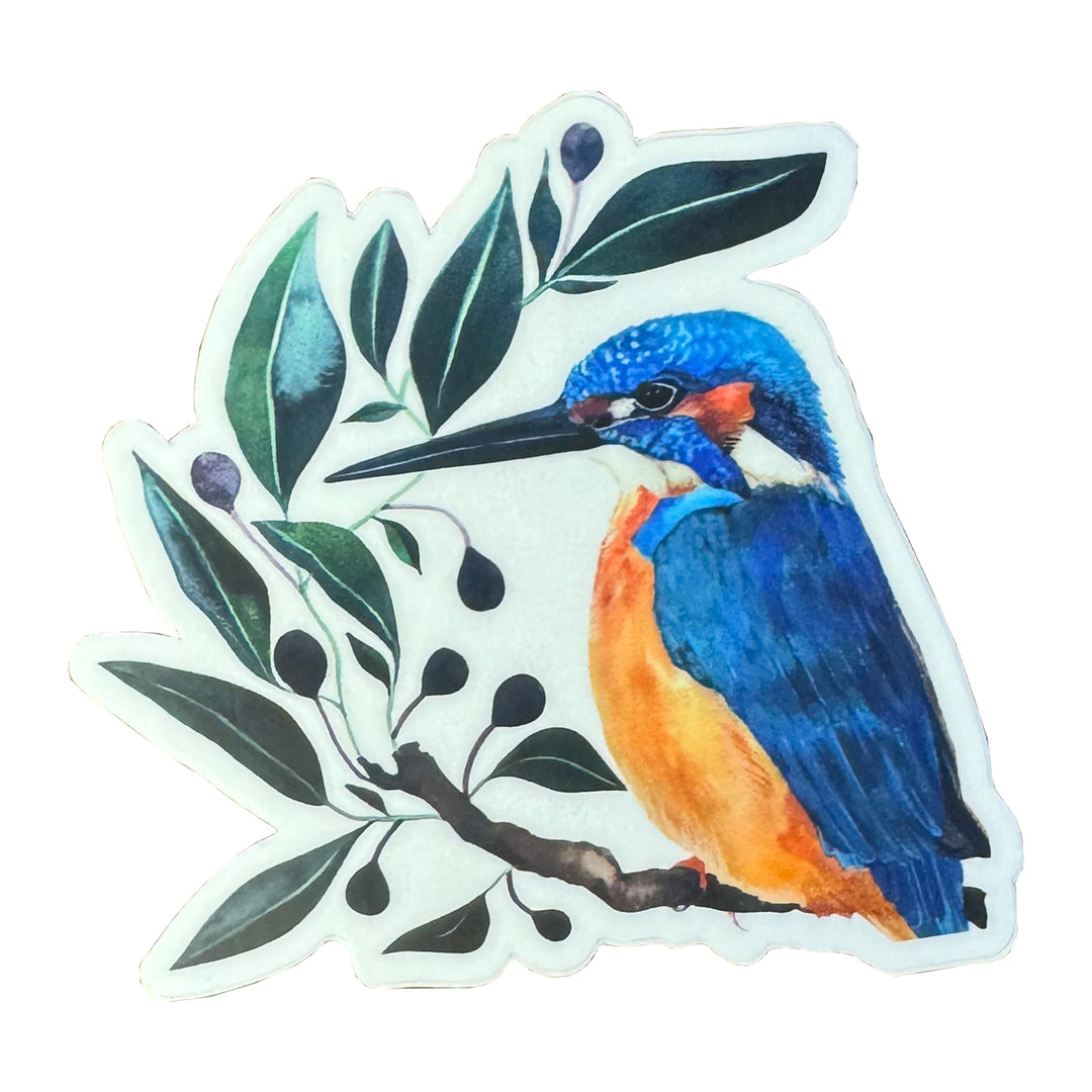 Cara Jane Murray Kingfisher Sticker