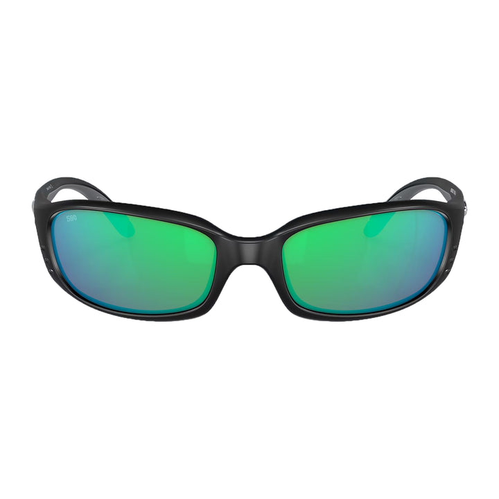 Costa Brine Sunglasses Matte Black Green Mirror 580G - Madison River Fishing Company