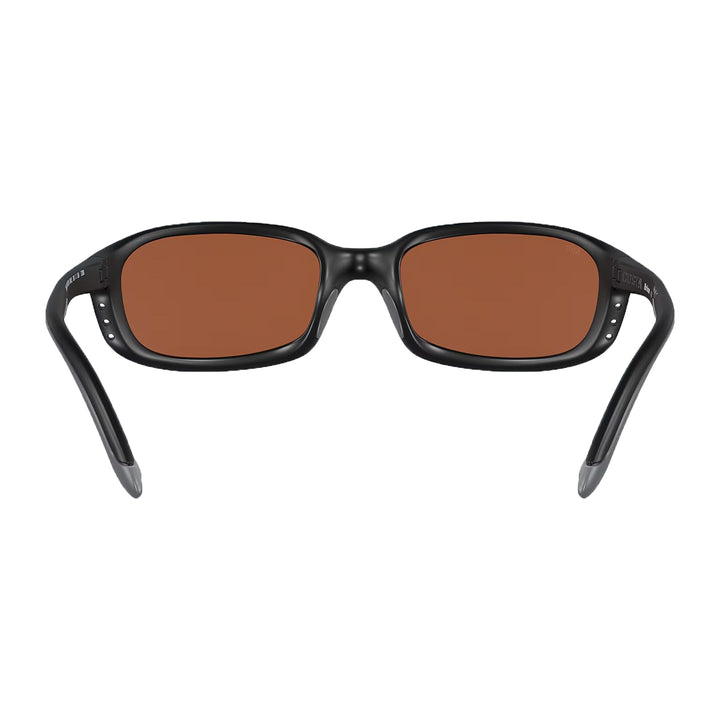 Costa Brine Sunglasses Matte Black Green Mirror 580G - Madison River Fishing Company