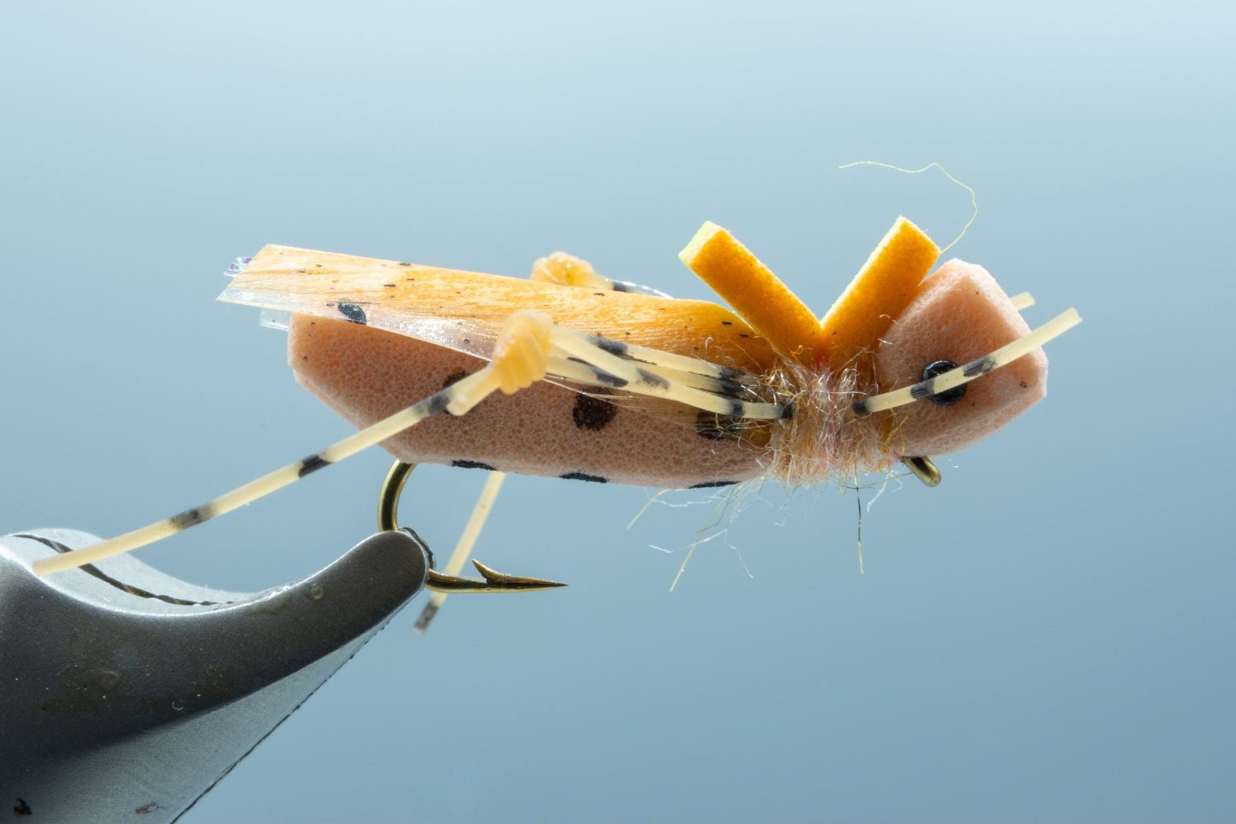 Hi-Vis Grand Hopper Flesh #12 – Madison River Fishing Company