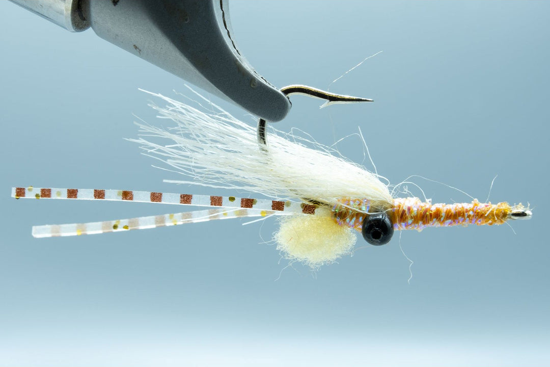 SKINNY MINI SHRIMP OLV/TAN #6 - Madison River Fishing Company