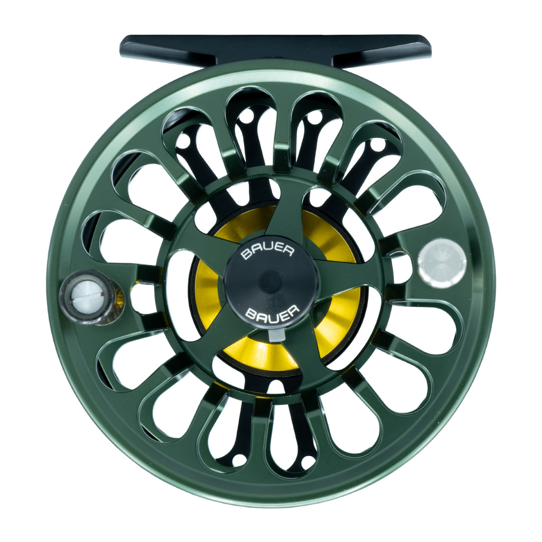 Bauer RX Fly Reel Dark Green #5 - Madison River Fishing Company