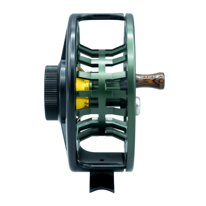 Bauer RX Fly Reel Dark Dark Green #7 - Madison River Fishing Company