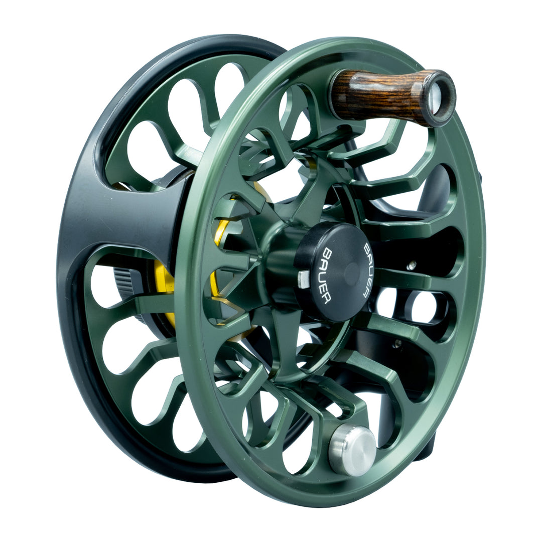 Bauer RX Fly Reel Dark Dark Green #7 - Madison River Fishing Company
