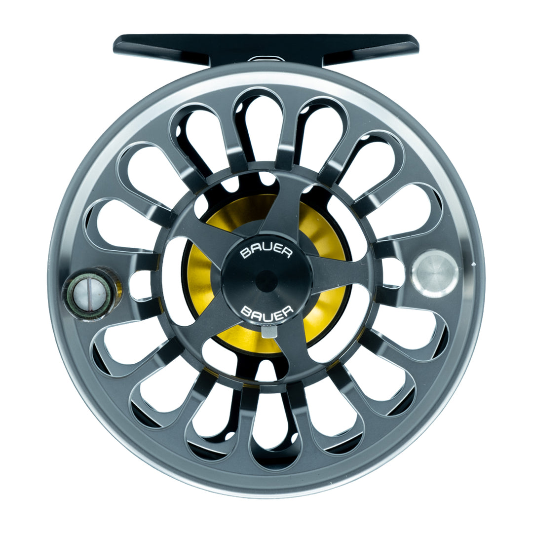Bauer RX Fly Reel Charcoal #7 - Madison River Fishing Company