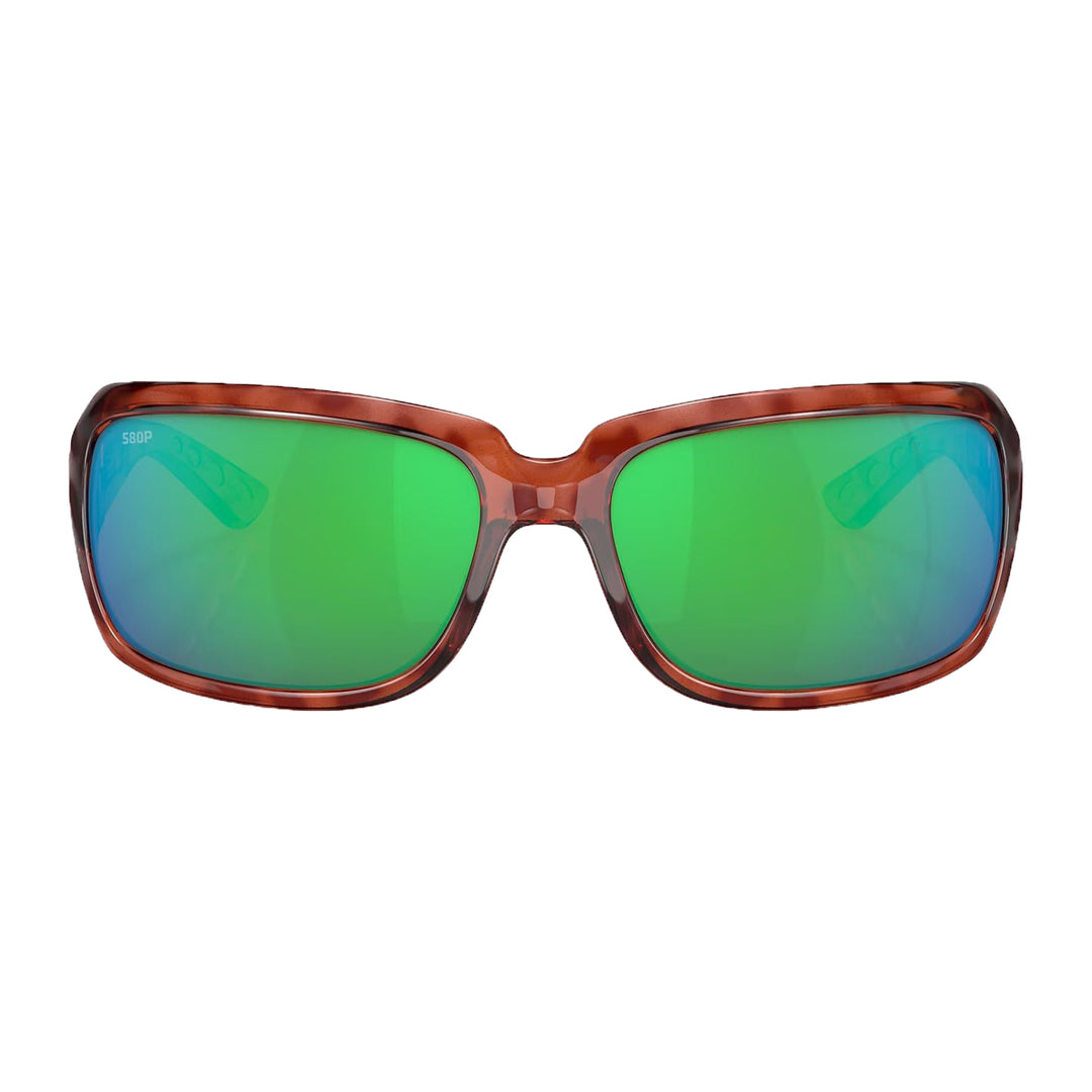 Costa Isabela Sunglasses Tortoise  Green Mirror 580P