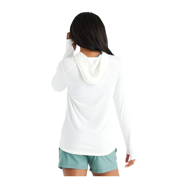 Free Fly Womens Bamboo Shade Hoody II Bright White XX-Large - Madison River Fishing Company