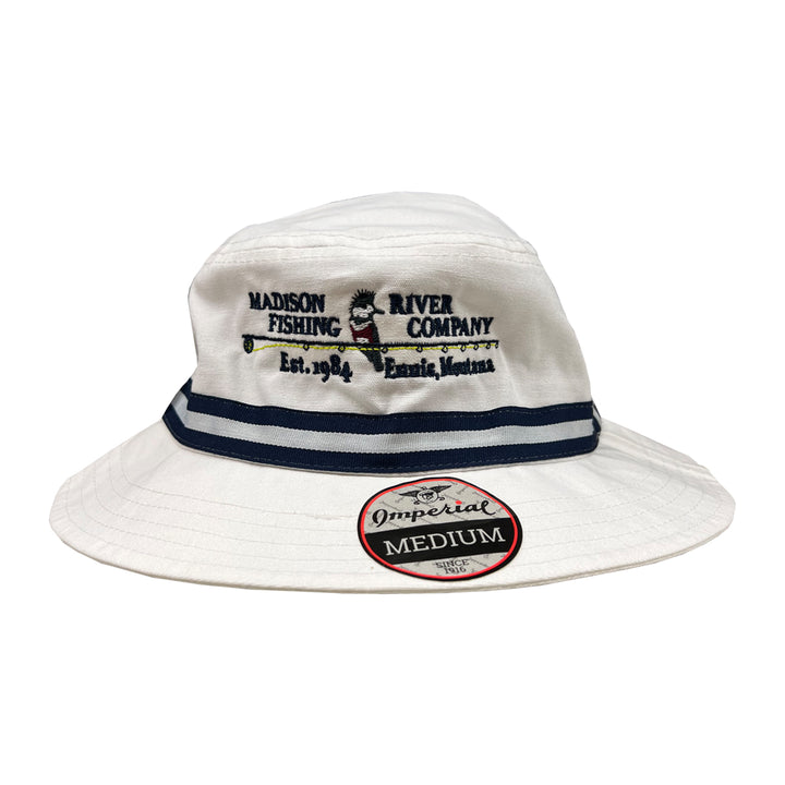 MRFC Logo Oxford Bucket Navy/White/Navy - Madison River Fishing Company