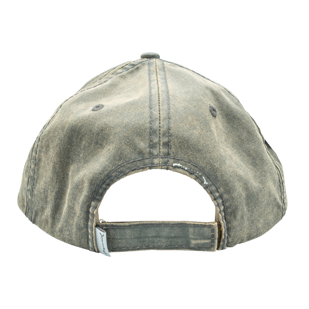 Imperial MRFC Logo The Washed Wax Cap Dark Brown - Madison River Fishing Company