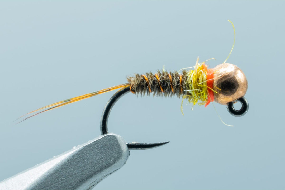 Barbless Jig Frenchie - Yellow #18 (2.4mm)