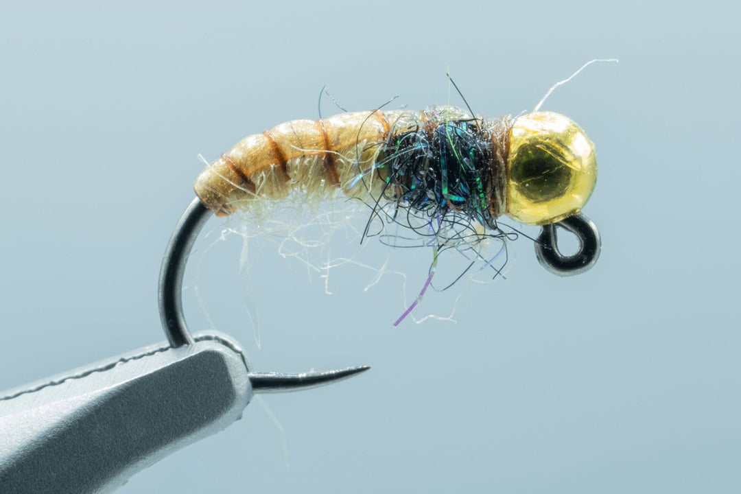 caddis fishing lure Jig Caddis Pupa UV Tan #16 (2.8mm) – Madison River Fishing Company