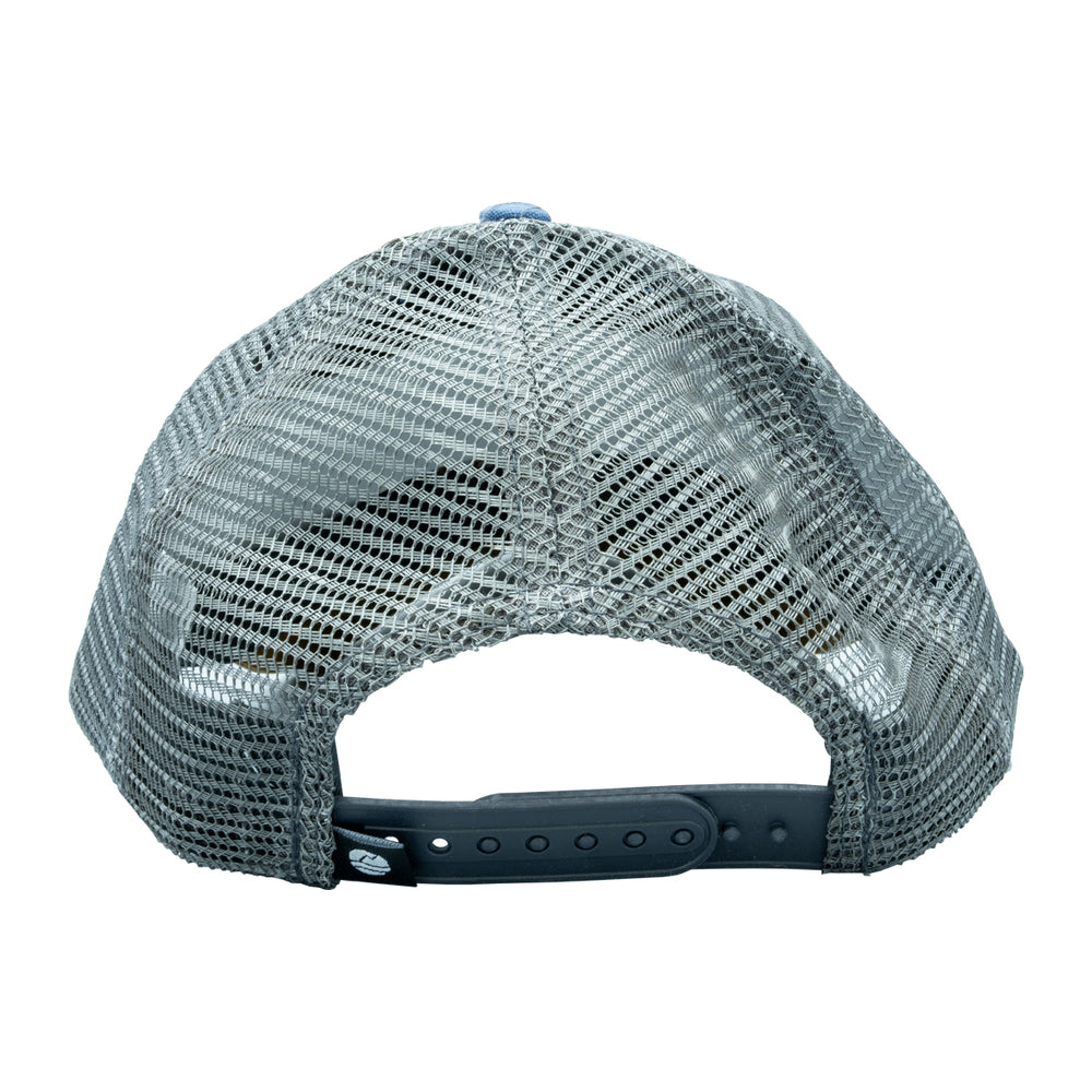 MRFC Logo Industrial Mesh Trucker Navy/Grey/Lumber