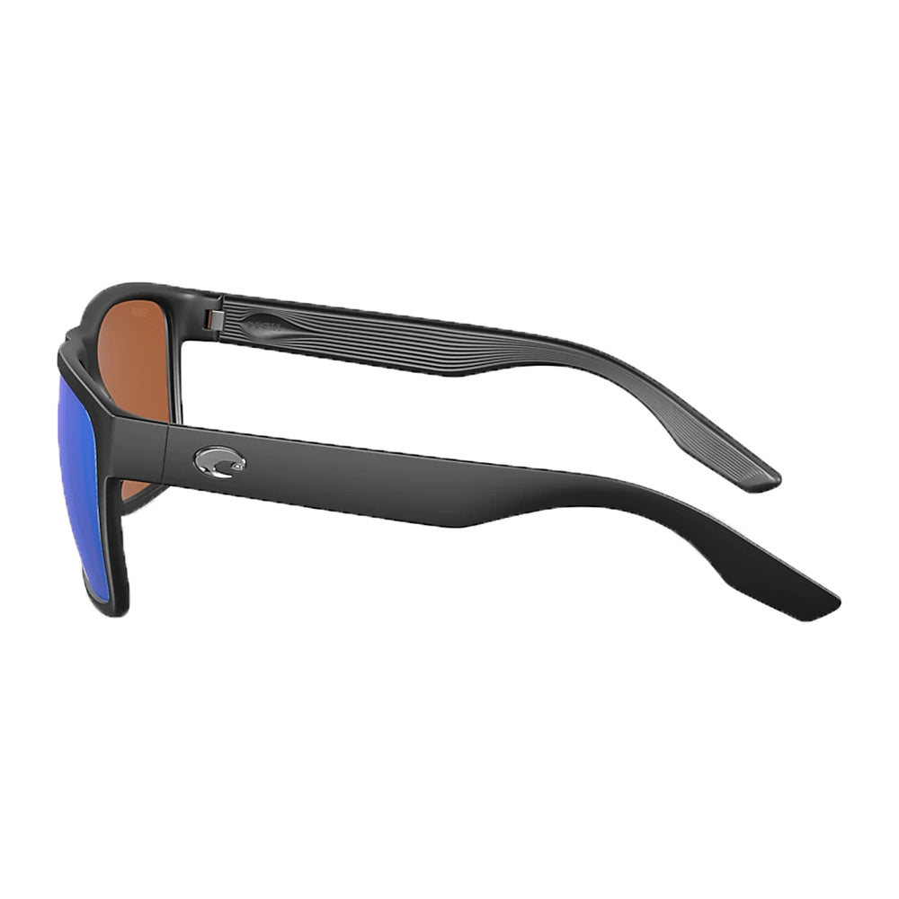 Paunch XL Sunglasses Matte Black Green Mirror 580P