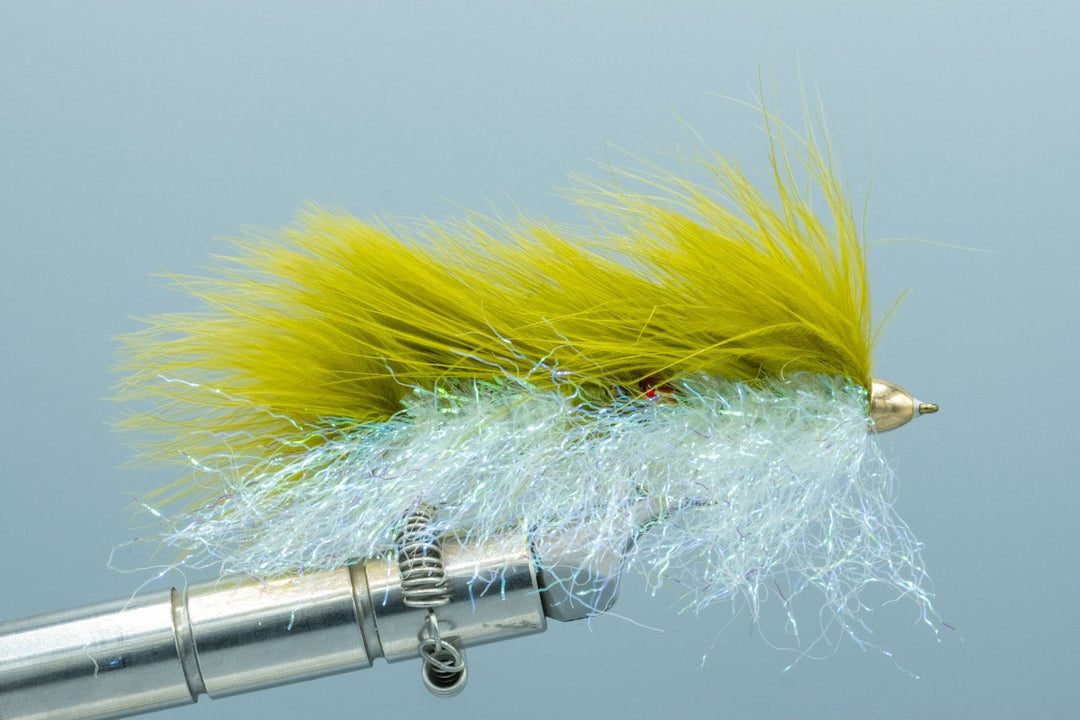bunny bait fishing lure company House Bunny Olive/Pearl #6