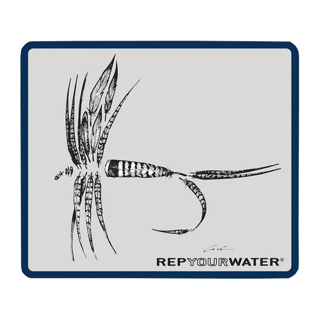 Rep Your Water Feather Dry Fly Sticker